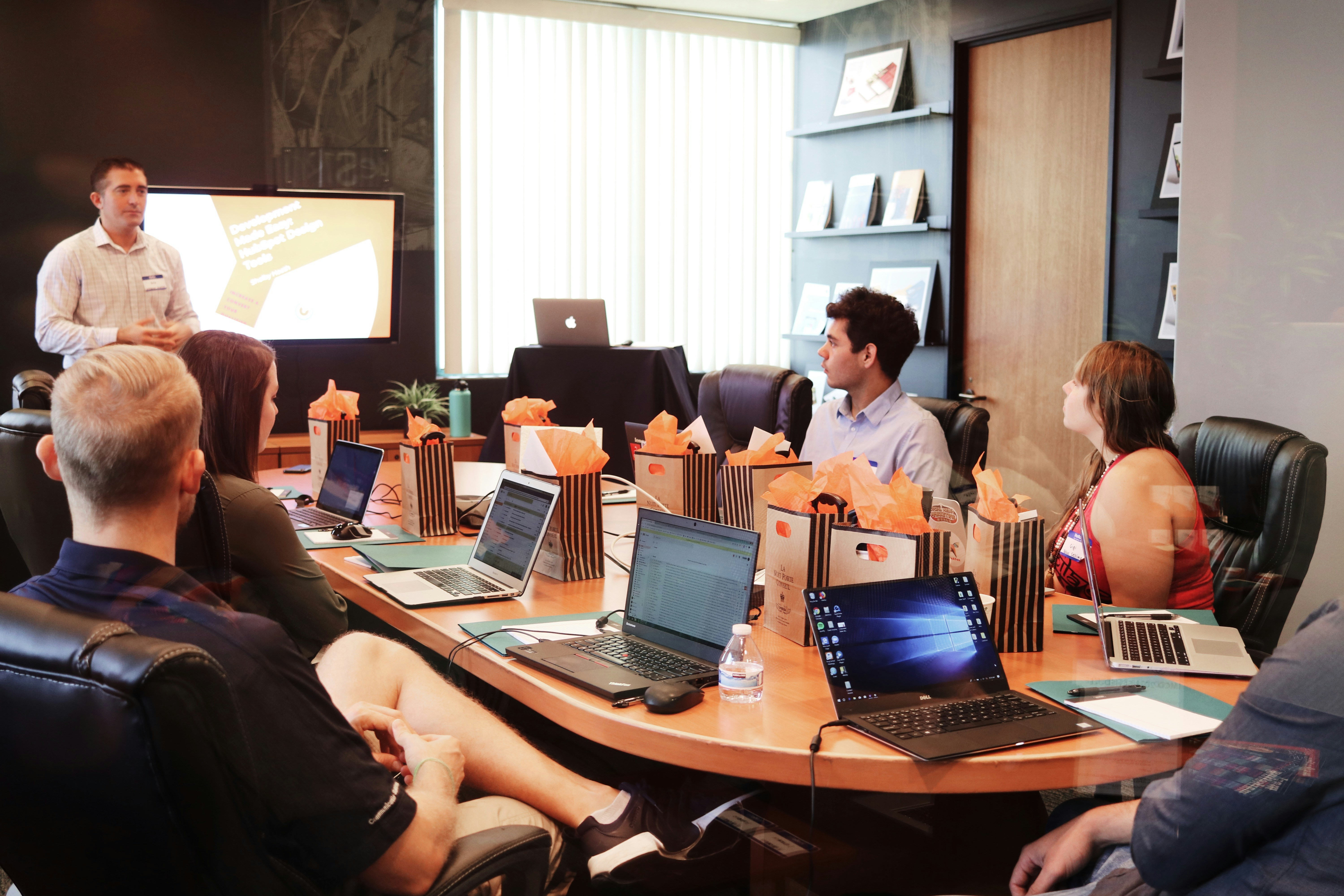 Summit Business Solutions team in a strategy session